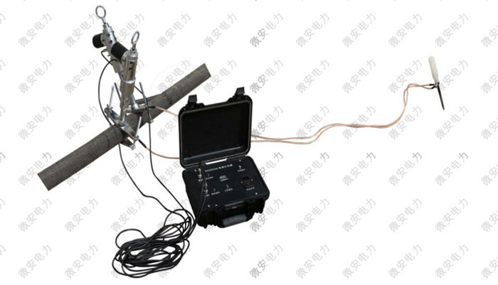 雙槍電纜刺扎器現場接線實拍