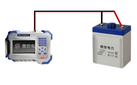 手持式蓄電池內阻測試儀接線圖 手持式蓄電池內阻測試儀接線圖