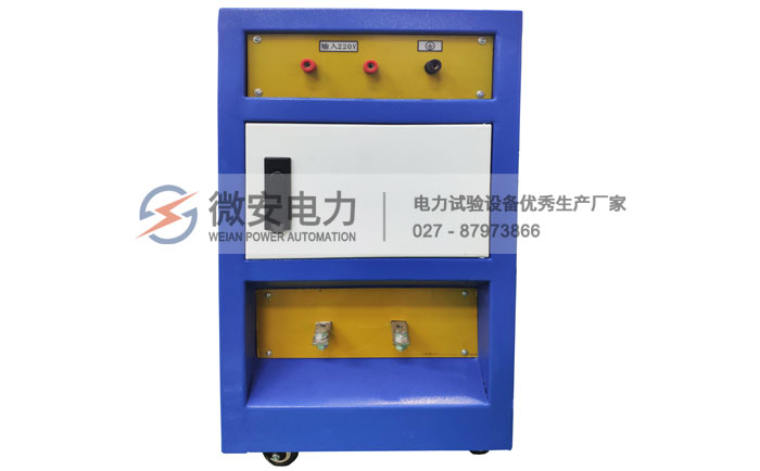交流大電流發生器背面